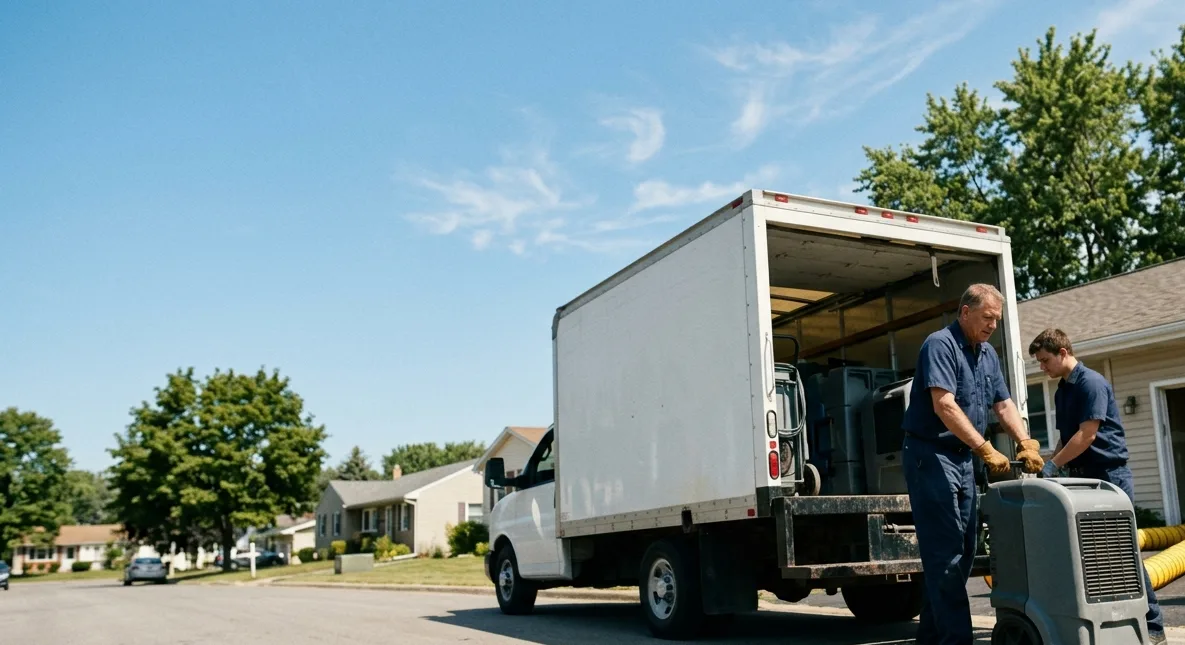 Water Damage Cleanup in Little Hocking, OH near me